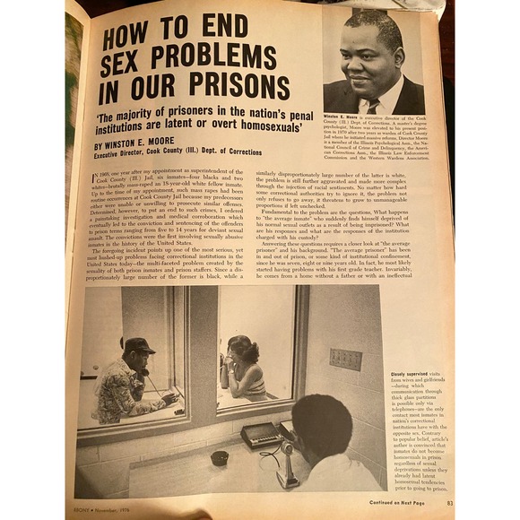 Vintage November 1976 Ebony Magazine with Featured Cover,”O.J. Simpson: - Picture 8 of 12